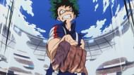 Current user of the Danger Sense Quirk, Izuku Midoriya. (Image via Studio Bones)